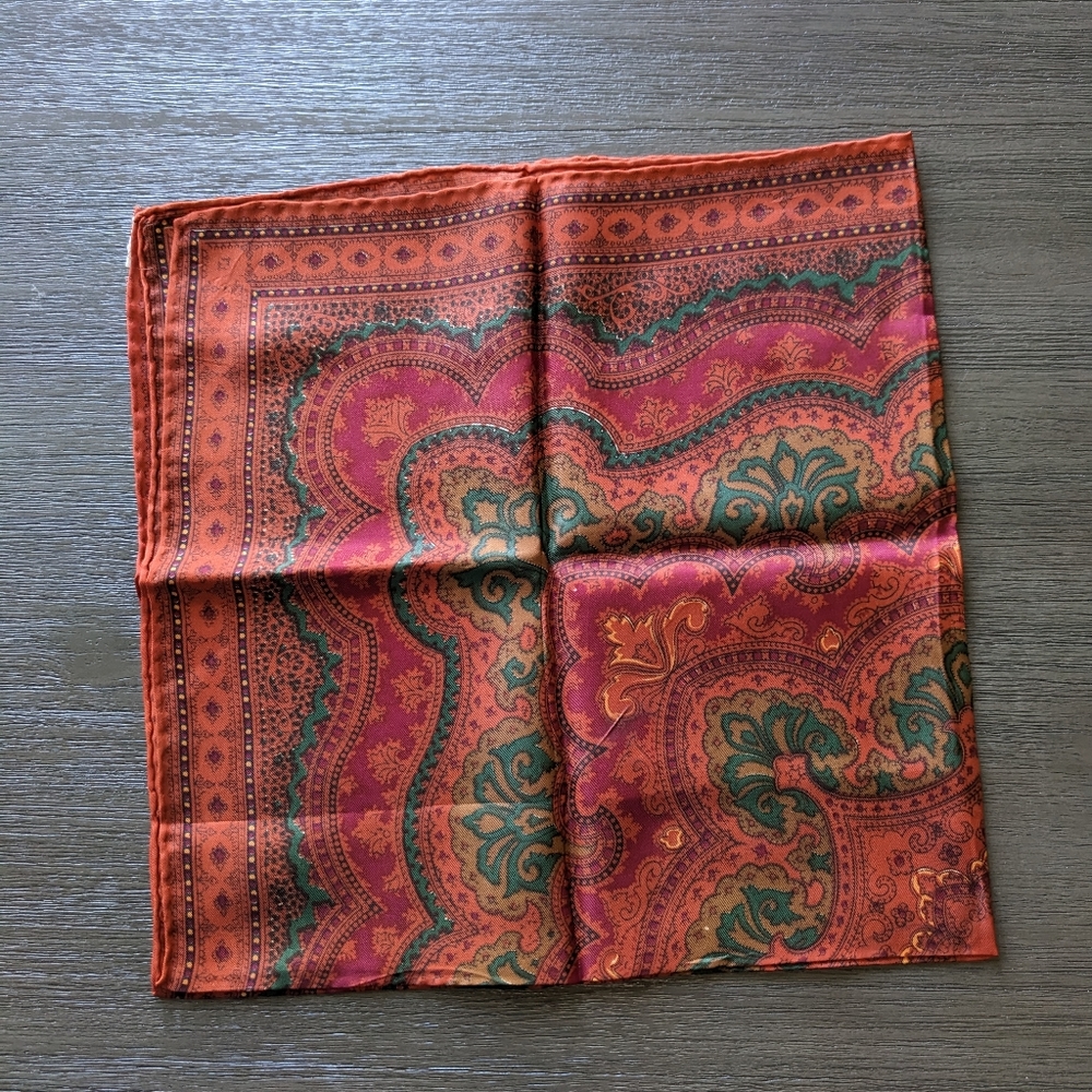 Vintage WPL Hand Rolled Scarve / Wrap Made In Japan